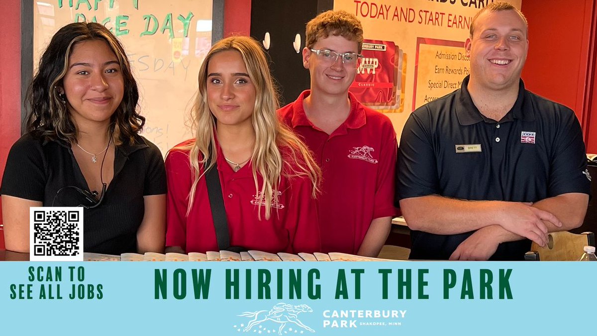 CanterburyPark's tweet photo. Your #summer of fun awaits you at THE PARK! Now Hiring all seasonal positions! 
https://t.co/nEy9ir72Y6
#intern #jobs #employment #summerfun https://t.co/WW3AUVQzJS