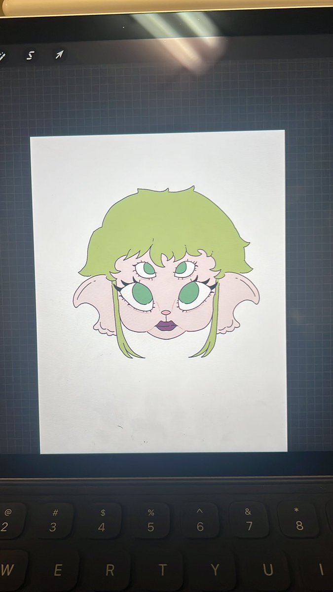 starling_rabbit's tweet photo. would any melanie martinez fans be interested in stickers or keychains in this style? i could keep the base face and do a few more hair colors/styles :) #melaniemartinez #PORTALS https://t.co/XzXWWaX8Zn