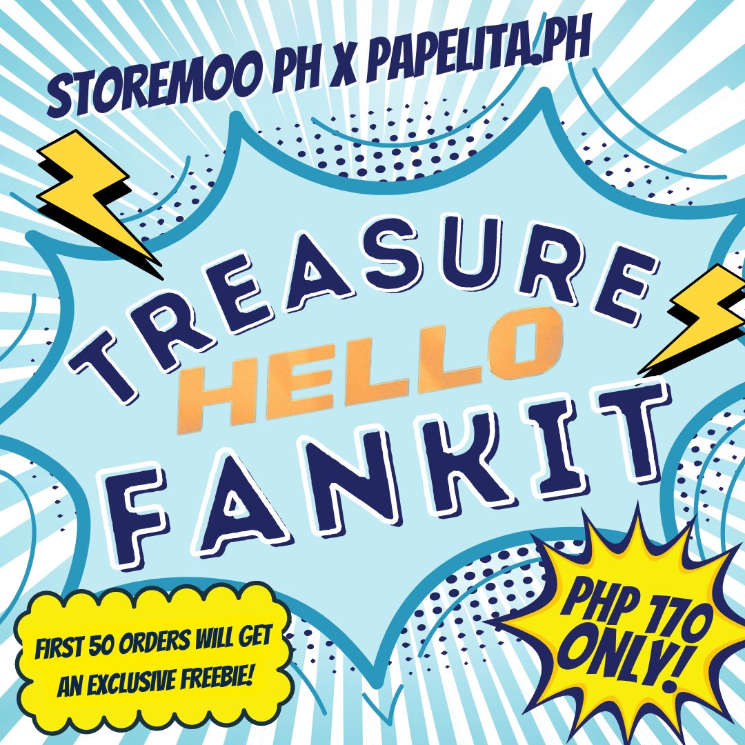 storemooPH's tweet photo. HELLO FILO TEUMES!💙 

Our TREASURE 'HELLO' TOUR IN MANILA FANKIT IS NOW AVAILABLE FOR PRE-ORDER!

For concert-goers, we can meet up on D-DAY!
RSVP:https://t.co/1r7a5tbZFz

-See photos for full details.🥰
@treasuremembers
#TREASURE #HELLO_TOUR_IN_MANILA #TREASURE_HELLO_ASIA_TOUR https://t.co/IahSUcDecy
