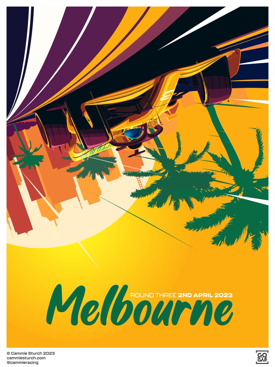 The alternative Melbourne illustrative poster!
#F1 #AustralianGP #Verstappen #Formula1 #MelbourneGP