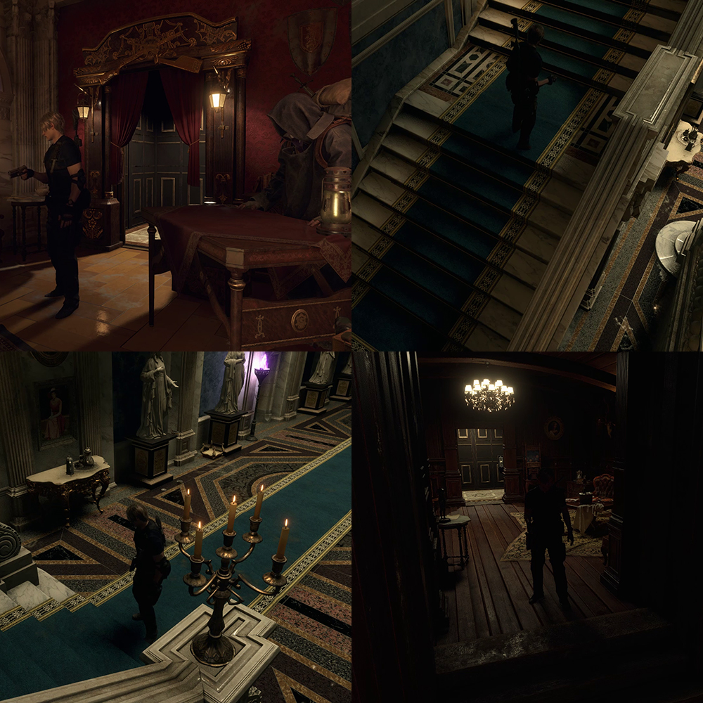 RealEnveloping's tweet photo. #ResidentEvil4Remake Check out my latest fixed camera angle vid for RE4 Remake!  Video posted below in my feed. https://t.co/iaHz9JdDta