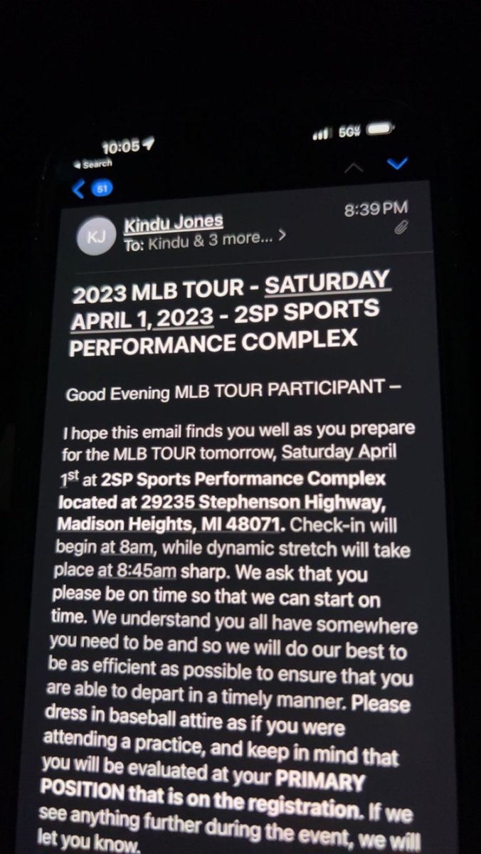 tbaseball08's tweet photo. Truly blessed to get to participate in the 2023 MLB tour. Got to work with a bunch of other kids and coaches. @Detroitbees14u @CoastRecruits @UncommittedUTR https://t.co/hrECK3rhqM