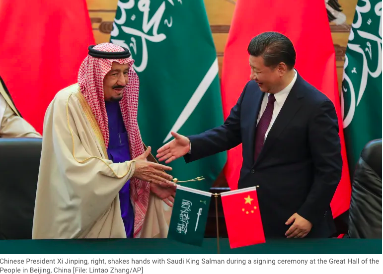 CSC_CZ's tweet image. News Alert!
&apos;&apos; 🇸🇦 Saudi Arabia moves closer to the 🇨🇳China-led security bloc&apos;&apos;

On Tuesday, 29th March, the Saudi government officially agreed to join the Shanghai Cooperation Organization (SCO) as a “dialogue partner“. 

#security #china #saudiarabia #future