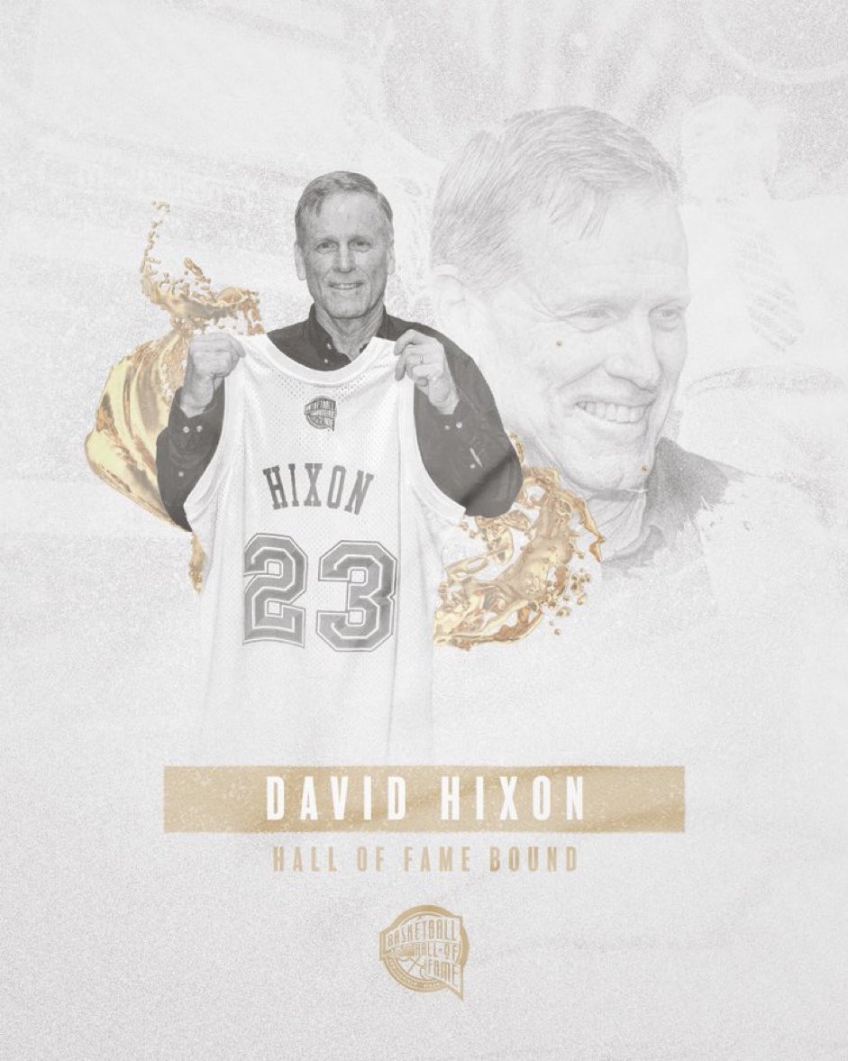 Congratulations to Coach David Hixon on being inducted into the Hall of Fame!