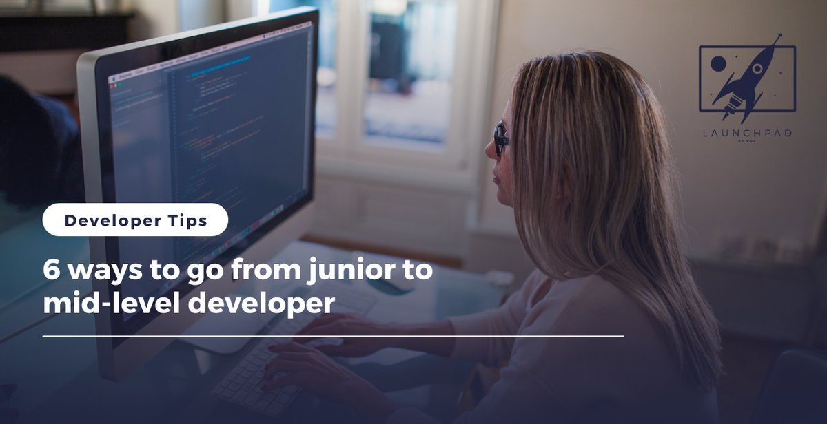 LaunchpadByVog's tweet photo. Being stuck with an ‘entry-level’ title can feel like a dead end, especially when tech companies are looking for highly skilled developers. 

Read on how to bridge the gap. ⬇️

#hiredevelopers #learntocode #softwaredeveloper #code https://t.co/rOnYSzhmTs https://t.co/MRoVb7mPjN