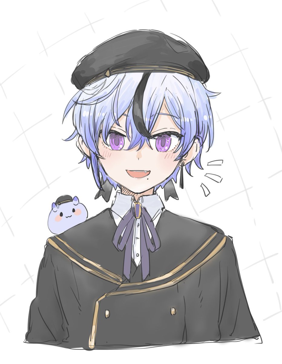 「みことくん初配信おつかれさまでした…!!! #尊絵巻 」|紺堂のイラスト