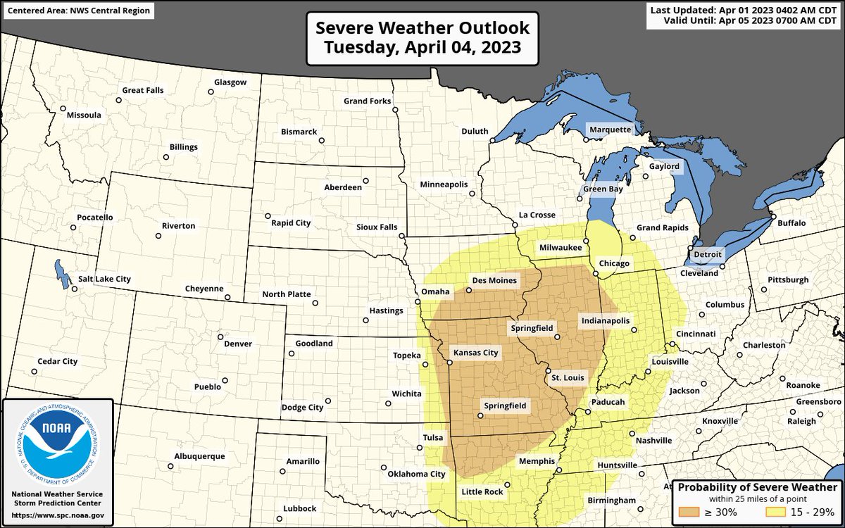 JamesBryantWX's tweet photo. The large scale pattern is extremely supportive of a severe weather outbreak this coming Tuesday across several states.

Arkansas will again be on the southern end of the risk. We will continue to assess Tuesdays risk through the weekend, but tornadoes look very possible. #arwx https://t.co/I8qBk7wabo