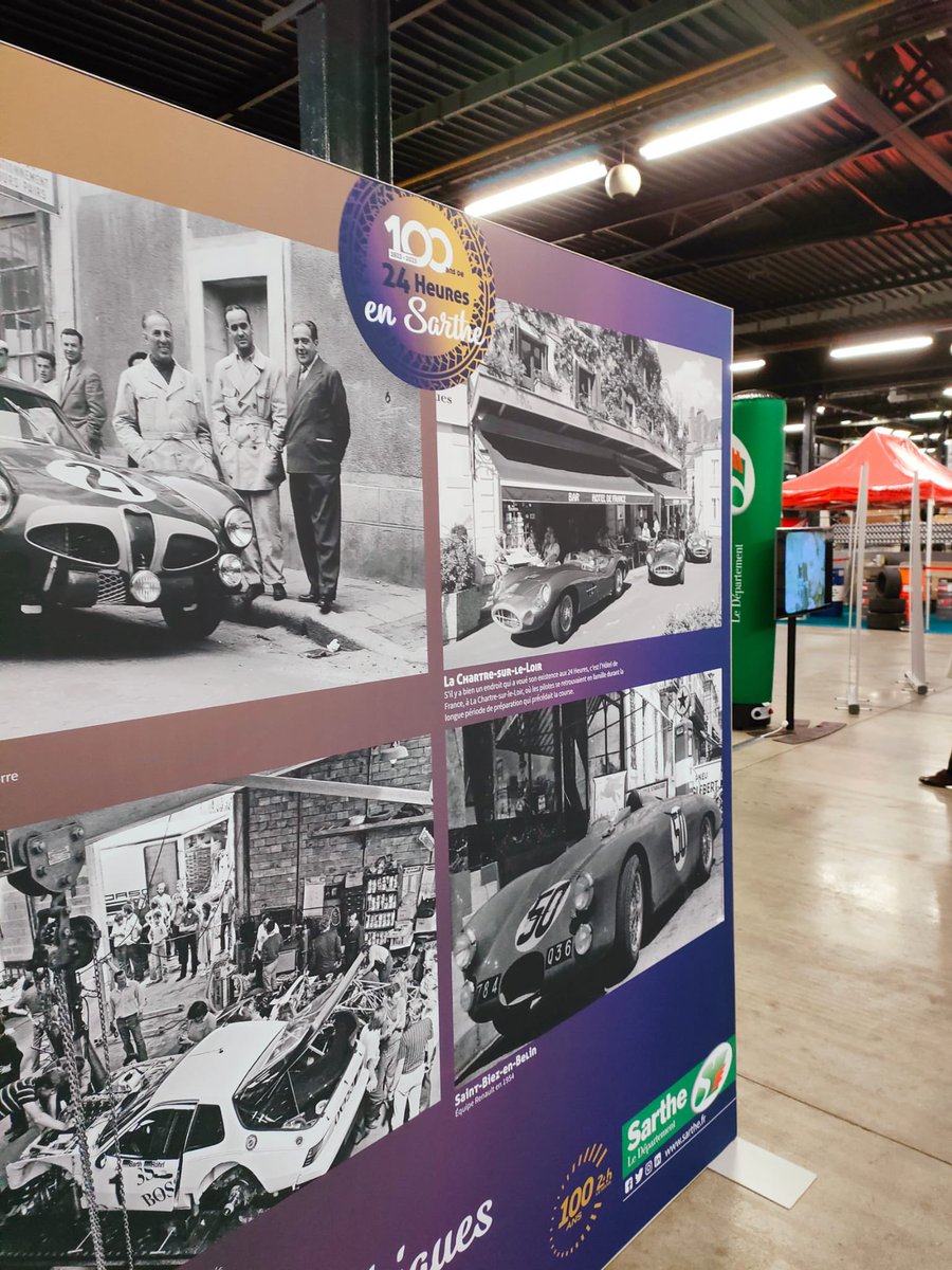 IsaFillette's tweet photo. À 70 jours des 24H du Mans en cette année de centenaire, le Département @sarthefr nous fait plonger au cœur de 100 ans de 24H avec un stand sur le salon auto moto rétro organisé par le BEIM au Centre des expositions du Mans. Rendez-vous jusqu’à demain 18h! https://t.co/Pg8ealdA0R
