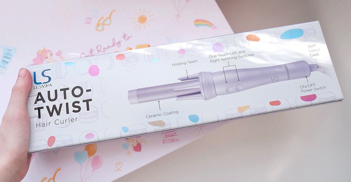 imbeamie's tweet image. 🩰แจกที่ม้วนผม Lesasha Auto-Twist สีลาเวนเดอร์ คูลโทนคิ้วท์ๆ ลอนคลายแบบสาวเกาหลีสุดดดด ✨ 
     𓂃
                 ☁️🍬รี+ฟอล🎐☁️
˚
🫧☁️🧴มะรืนสุ่มด่วนๆ ให้ฟลว.ค่า 🫖🫶🏻