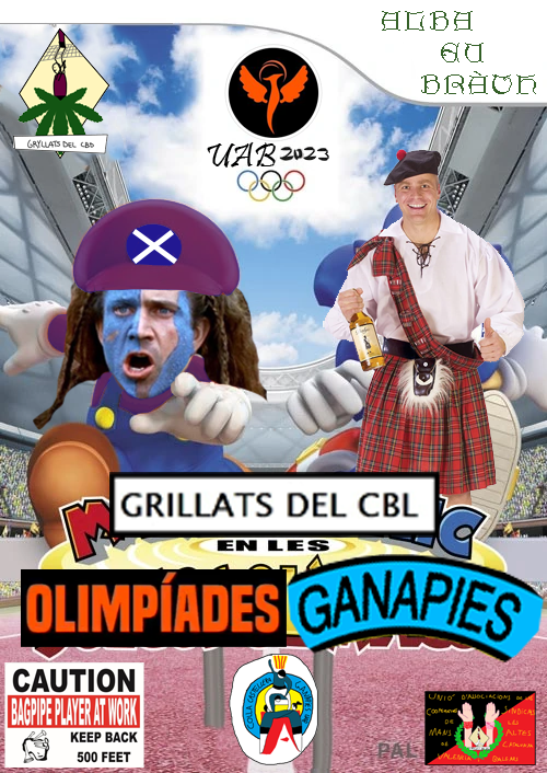 GrillatsCBL's tweet photo. #olimpiadesganàpies #scotlandforever 
Alba gu bràth! https://t.co/bHjCi3bv7h