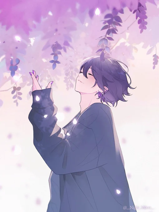 4月もよろしくお願いします・:*+.自分の中で過去一好きだと思える絵が描けました#4月も仲良くしてくれる人リプ 