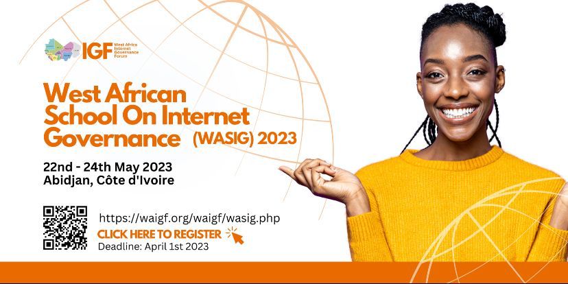 Registration for the West African School on Internet Governance closes today.

Please register if you haven't.  #WASIG2023 <a href="/waigf/">West Africa IGF</a> <a href="/globalyouthigf/">Youth IGF: youth voice on digital world + 35ctry</a> <a href="/igfafricatf/">IGF Ethiopia 2022</a> <a href="/intgovforum/">IGF - Internet Governance Forum</a>
waigf.org/waigf/applicat…