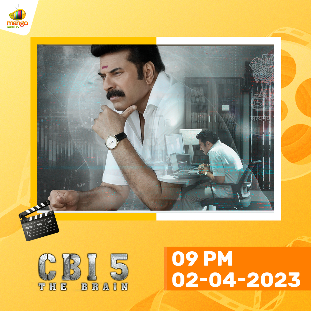 After a series of murders take place one after another, a police officer decides to investigate the case himself and bring the killer to justice.
Watch mystery thriller #CBI5TheBrain on Mango Cable TV at 9PM.

#Mammootty #MalavikaMenon #AshaSharath #CBI5 #MangoCableTV #Tollywood