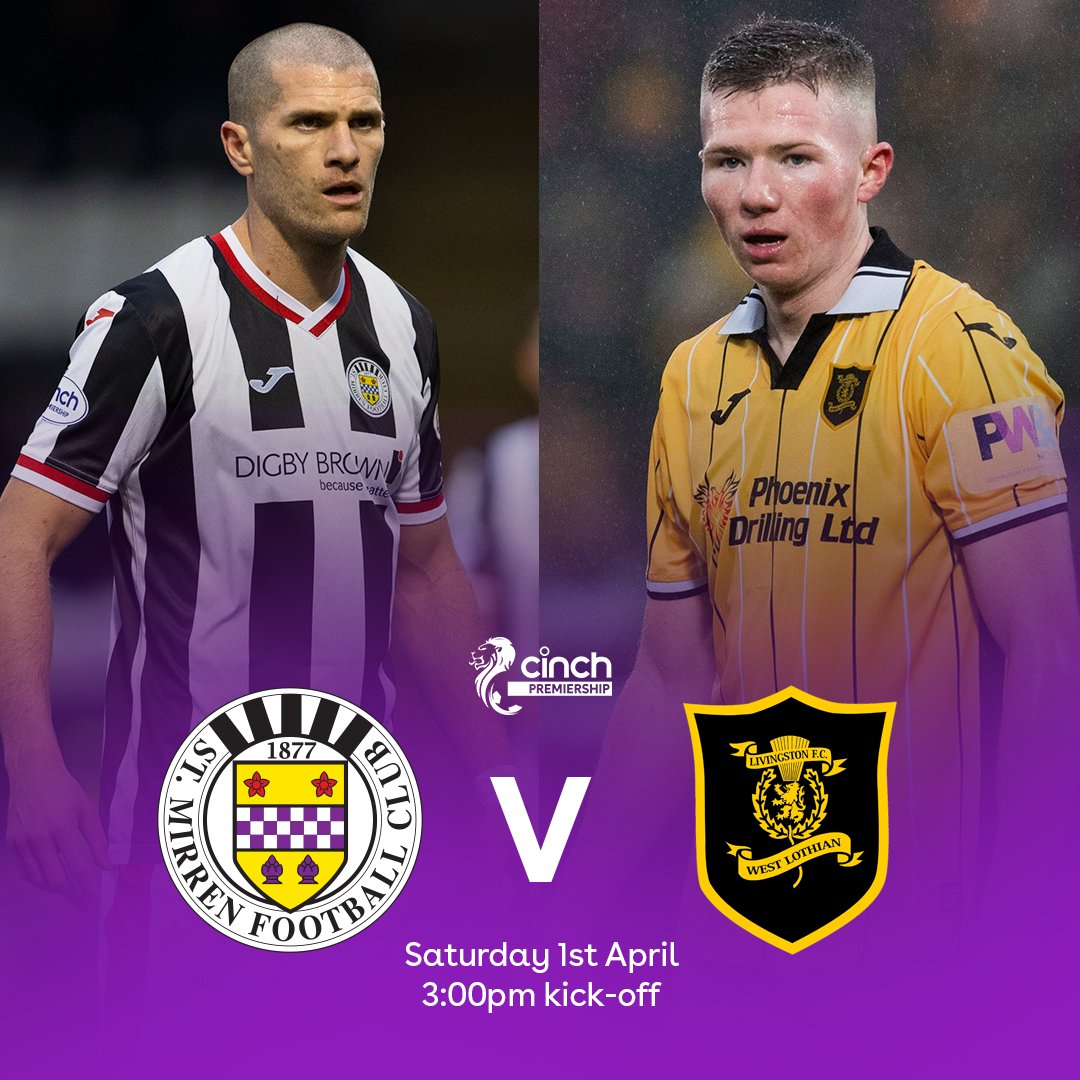 spfl's tweet image. A huge Top Six battle in Paisley - who will end the day in top half?

#cinchPrem | 🏁 #STMLIV 🦁