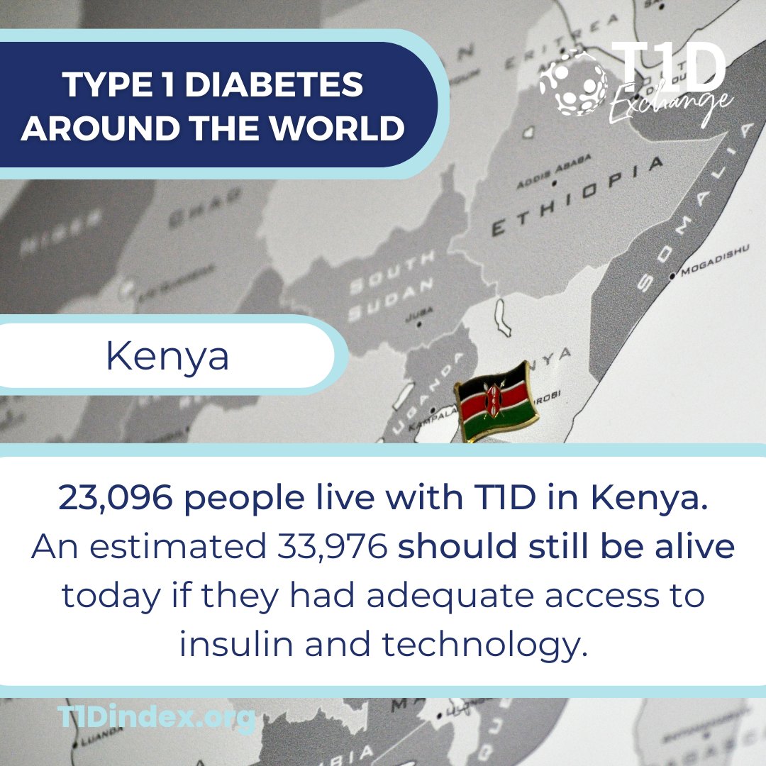 Nearly 9 million people across the globe live with type 1 diabetes — and millions still don't have adequate access to life-saving insulin and critical technology. Learn more country-by-country stats at hubs.ly/Q01Jw4bv0. #t1d #type1diabetes