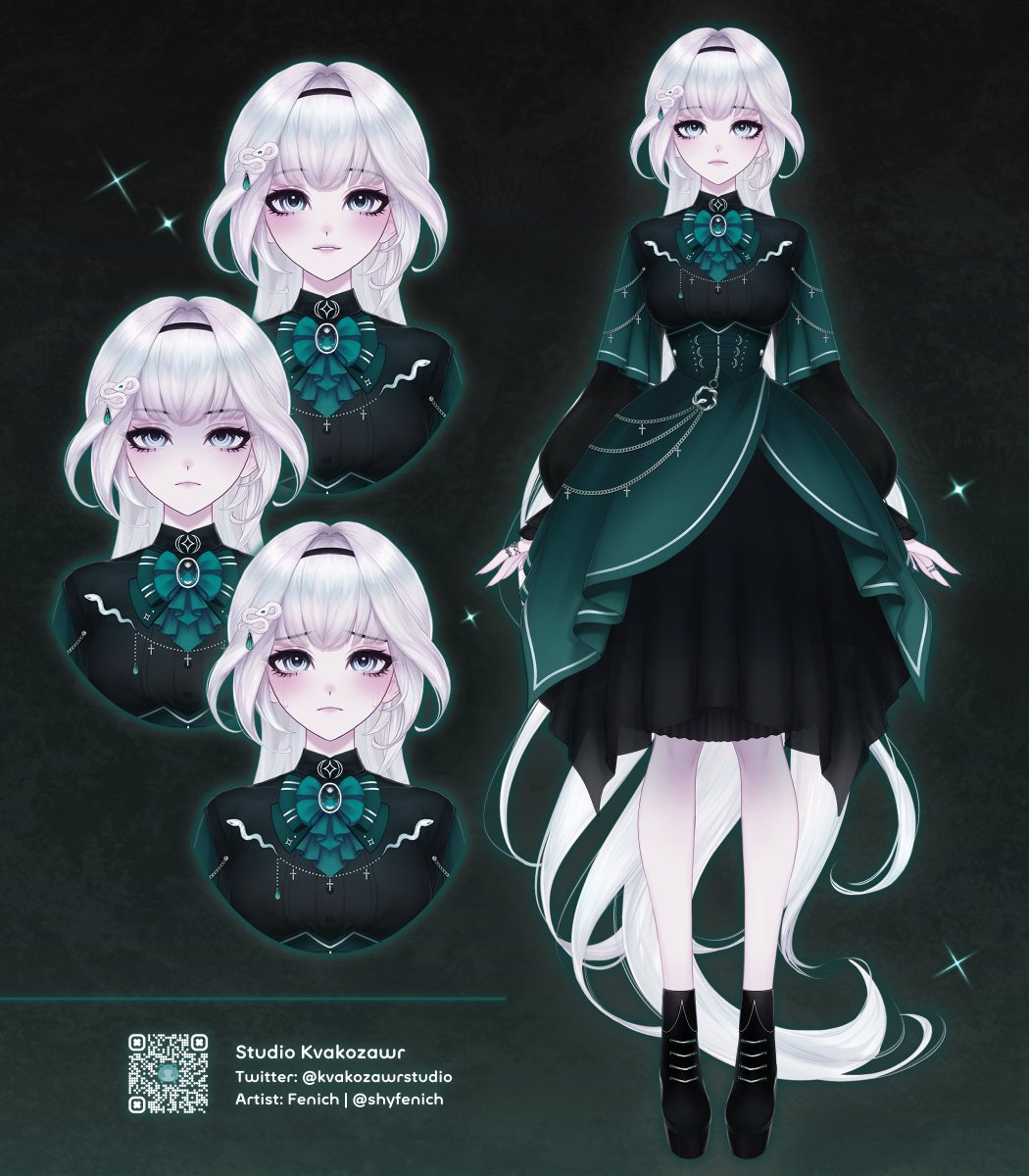 kvakozawrstudio's tweet photo. Our artist Fenich has finished another model! It came out beautifully, and what do you think?

Our commissions are open! 

#VtuberUprsing #Vtubers #Artconcept #Concept #cute #ColorfulPiece https://t.co/rselq5jJtI