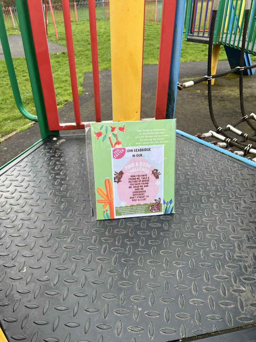 SeabridgeSchool's tweet photo. Mr Drakeley and his little helper have been busy hiding books. Can you find them?

Don’t forget to post a picture! https://t.co/0WsbGeZTk1