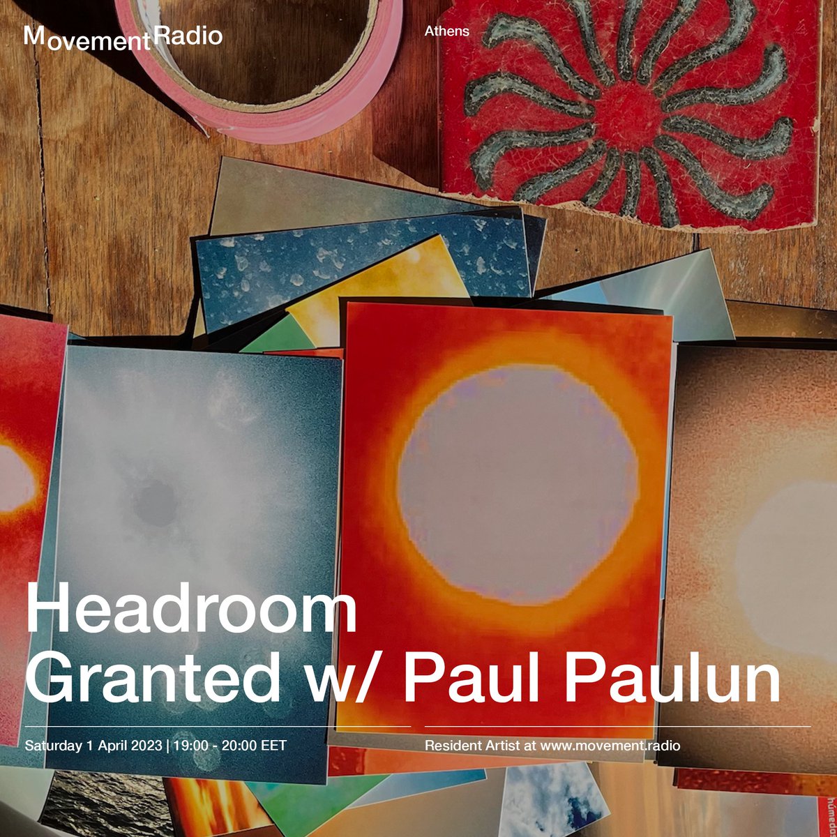 PaulPaulun's tweet photo. Headroom (4): Granted

A first exploration, looking beyond a wormhole, and finding the tiger’s stripes. 21st century chill-out music made between 1968 and 2020.

Tonight at 1900h EEST on Movement Radio from Athens/Greece.

#headroom #paulpaulun #movementradio https://t.co/DHjd27poUs