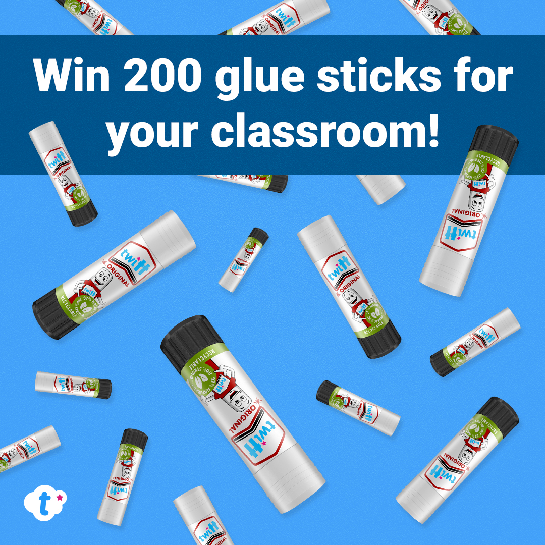Twinkl Resources (@twinklresources) on Twitter photo 🔈 WE'RE GIVING AWAY MORE GLUE STICKS
We're not joking! You could win 200 pritt sticks for your school 🌟 To enter...
🎁 Reply with 200 GLUE STICKS (one reply=one entry so enter as many times as you like!)
🎁 Follow <a href="/twinklresources/">Twinkl Resources</a>
🎁 Like & retweet
T&Cs apply. 🔈 WE'RE GIVING AWAY MORE GLUE STICKS
We're not joking! You could win 200 pritt sticks for your school 🌟 To enter...
🎁 Reply with 200 GLUE STICKS (one reply=one entry so enter as many times as you like!)
🎁 Follow <a href="/twinklresources/">Twinkl Resources</a>
🎁 Like & retweet
T&Cs apply.
