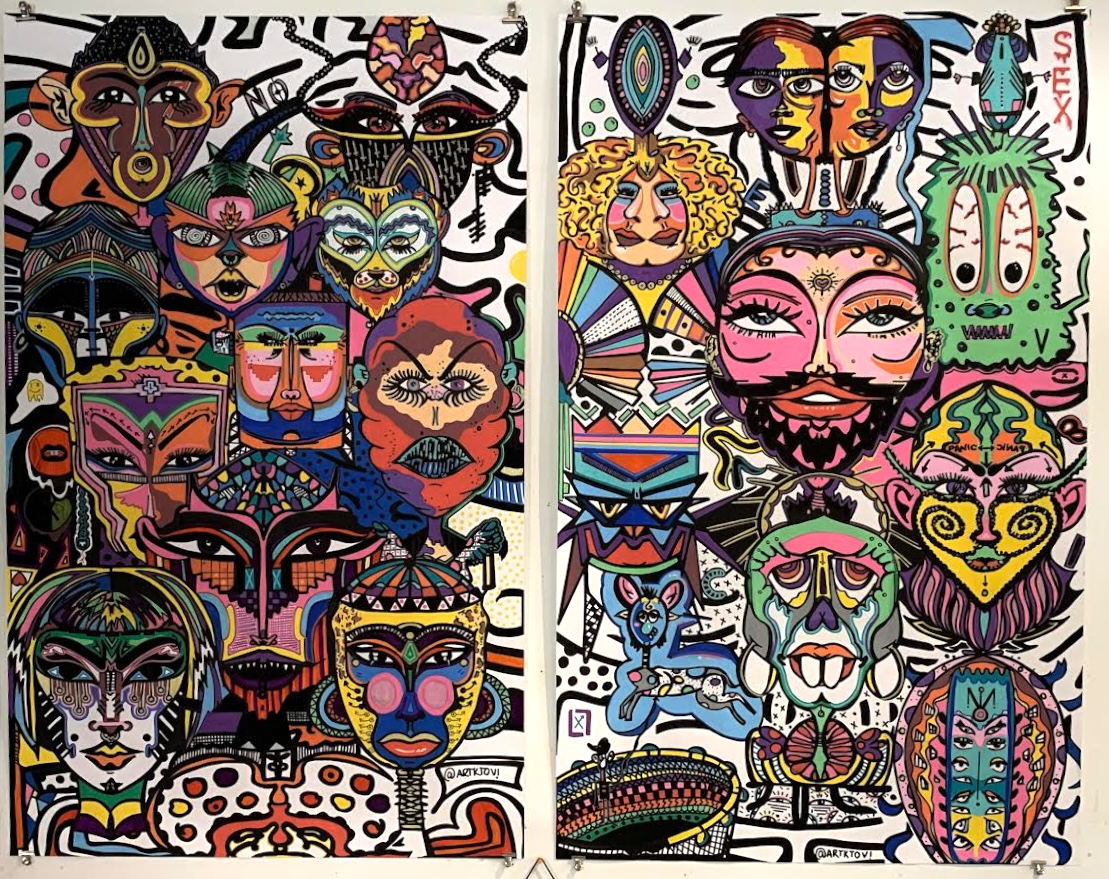 CanchoRolo's tweet photo. @artktovi … puedes visitar esta y otras obras en @lamarialadelavapies #art #arte … más info en Instagram https://t.co/zO3FHRnYTC