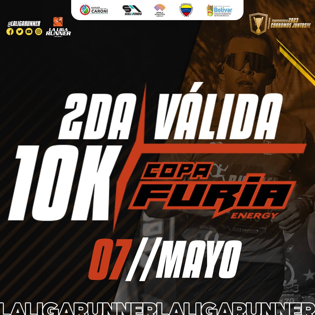 LaLigaRunner's tweet photo. ¡LA SEGUNDA COPA TIENE DUEÑO!😎

Bienvenidos a #TemporadaLLR2023 @furiaenergyvzla para vivir una válida con toda la Furia de Correr💥🇻🇪

Nos vemos el próximo 07 de Mayo 🏆

[CIRCUITO Y SEDE PRÓXIMAMENTE]🤪😶‍🌫️

#LaLigaRunner #Llr #Running #Deporte #Pzo #TeamFuria #TeamSaF https://t.co/2Mc0Hka3nS
