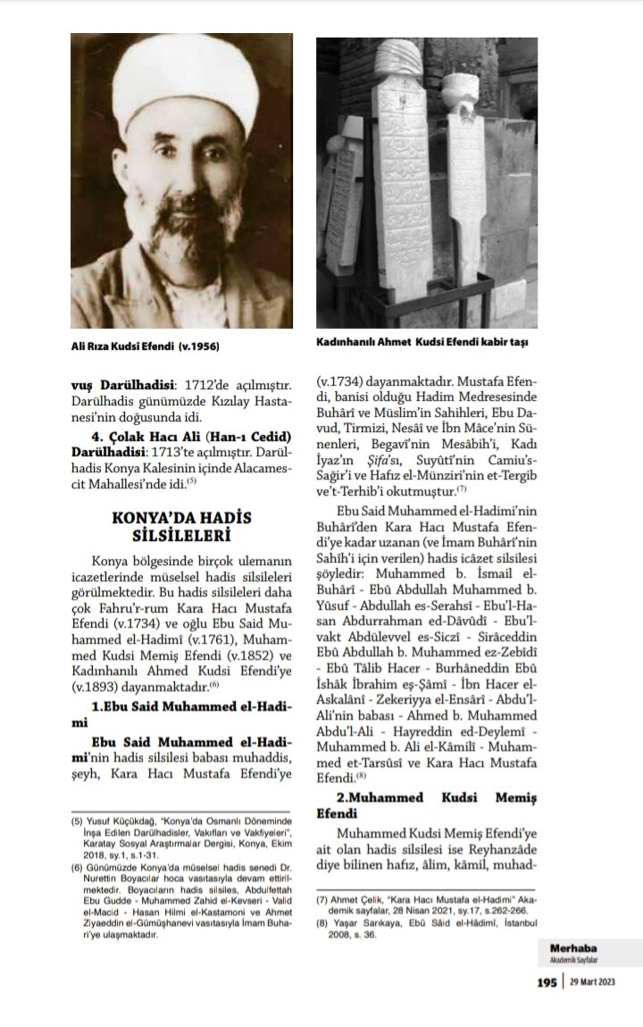 AhmetCe42's tweet photo. "Konya'da Hadis Okuma ve Buharihanlık Geleneği Üzerine" adlı makalemizi 29 Mart 2023 tarihli Merhaba Akademik Sayfalar'dan okuyabilirsiniz.
https://t.co/gXKGOb7A9q #akademiksayfalar #Konya #buharihanlık #buhari #darülhadis https://t.co/CacFZhCveq