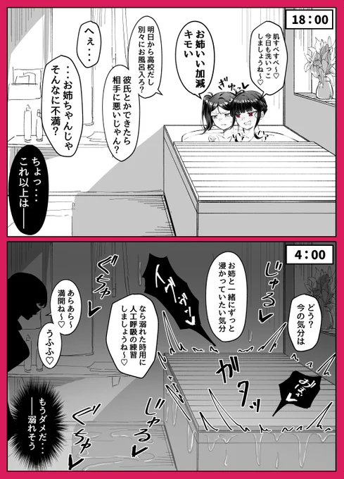 ノンケを食う浴槽の話 #創作百合 
