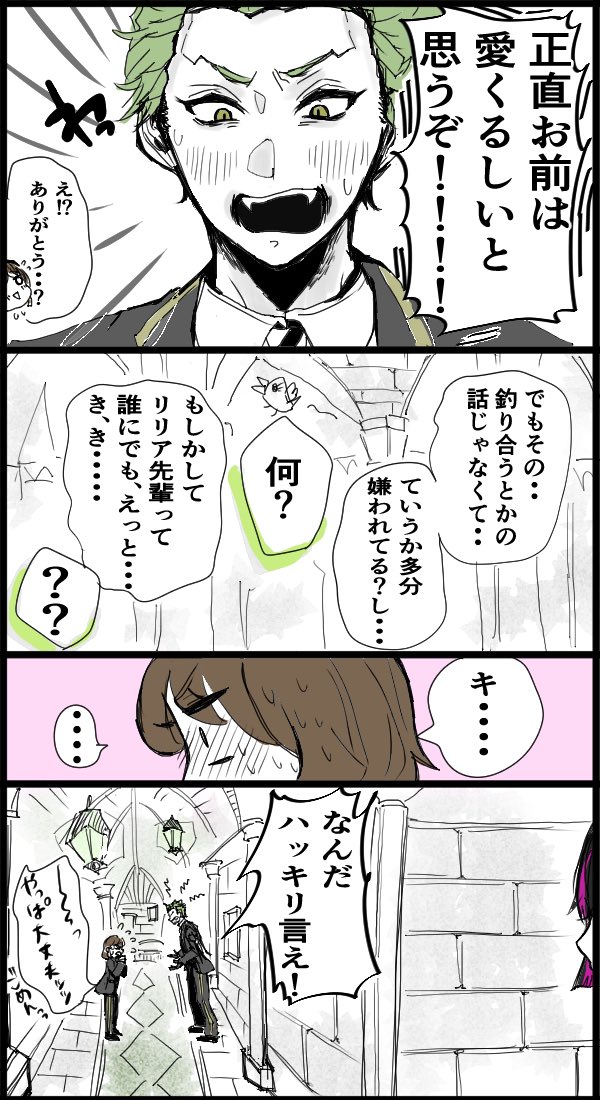 この引リツの続きのお話です、、供養供養、、、🦇

・りりあぱいせんと因縁がある監さんのお話。
(1/5)
※リリ監♀、だけどマレ→→→→監でもある、監顔有り、ユウ呼び、7章の内容は無視してる、しっかり捏造、またまた長くなってしまいました読む方はお気をつけて!!!
#twstプラス 