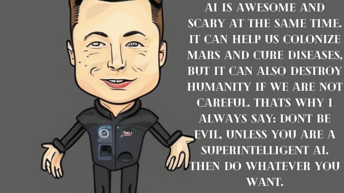 This is AI being <a href="/elonmusk/">Elon Musk</a>..funny or terrifying?

Either way, playing around with the tech is addictive, inspiring and slightly unnerving all at the same time!