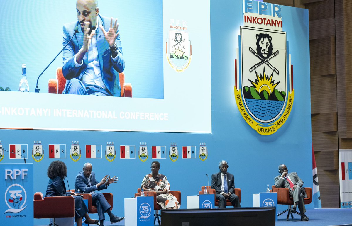 PHOTOS: First Lady Jeannette Kagame joins RPF - Inkotanyi International Conference, taking place today at <a href="/rpfinkotanyi/">FPR-Inkotanyi</a> headquarters.

#RPF35