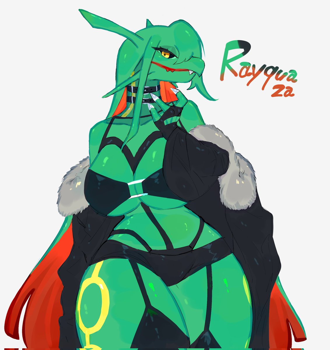 toge77789's tweet photo. Rayquaza💚❤🖤 https://t.co/ZZG04MOXqp