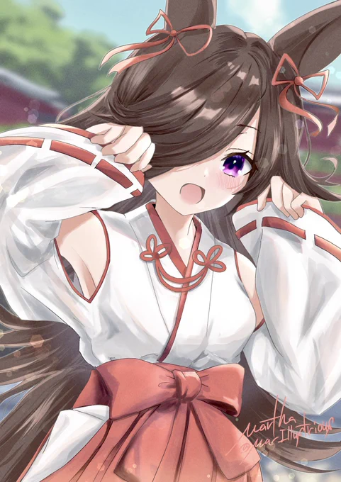 #これでフォロワーさん増えました巫女ライスです!この機会に何卒! 