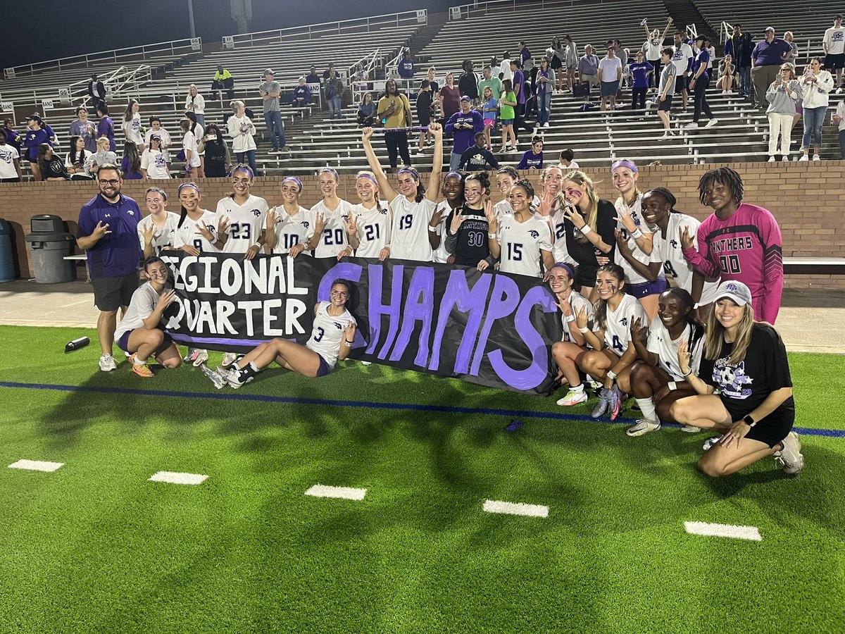 So proud of this team. Beat Seven Lakes 1-0 last night to advance to the regional semi final Friday. Shut down the Spartan offense with a dominating performance. Great win Way to go girls!! @RPHSGirlsSoccer @RPHS_Panthers @RP_PantherPride @FBISDAthletics
