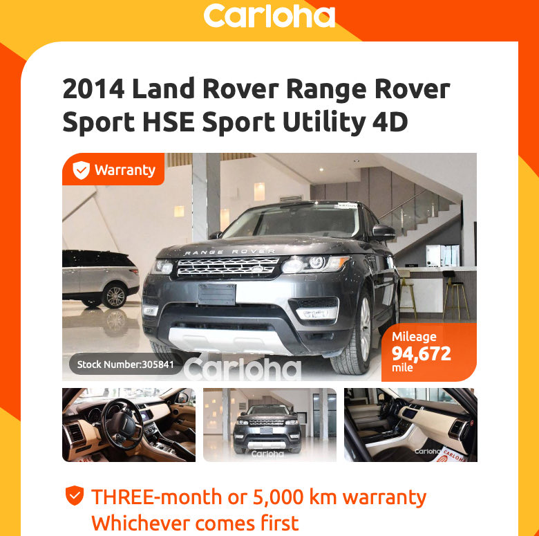 CarlohaNigeria's tweet photo. 2014 Land Rover Range Rover Sport
Engine: 3.0L Supercharged V6
Trim: HSE
Call 07031849556/08108743757
visit https://t.co/vsc0b6K2LX for more details
Carloha showroom: Third Axial Road, beside Heyden filling station, Ogudu Lagos
#lagos #usedcars #nigeria #carloha #rangerover https://t.co/RLBFR9ErvD