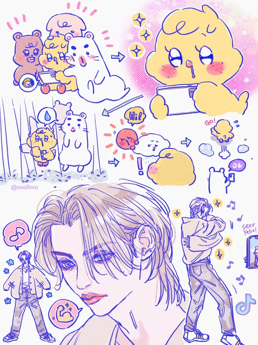 ☔️→☀️🐥🎶 