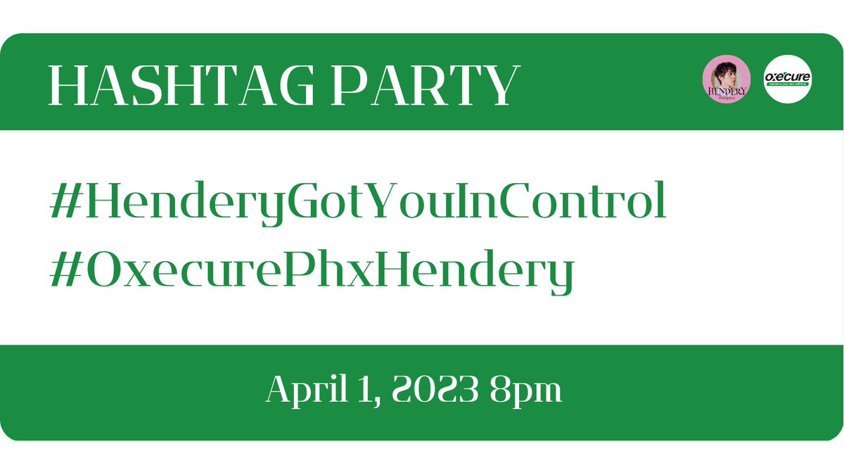 HenderyPH's tweet photo. This is not an April Fools joke! Hendery is now OXECURE PH's new brand ambassador. 

To celebrate this new milestone with us, we ask everyone to join our hashtag party TONIGHT at 8PM using the following tags 👇👇👇

#OxecurePHxHendery https://t.co/C830hPteFf