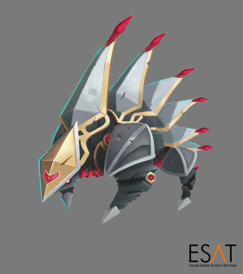 Today is the day to show the enemy designed by our awesome artist Carlos Pulido from the team at <a href="/ESAT_Valencia/">ESAT</a> .

Meet Morph! The first creation of the mighty 𝐀𝐫𝐜𝐚𝐧𝐢𝐬𝐭 and the first enemy that you will encounter in your journey to the surface.

#art #conceptart #gamedev