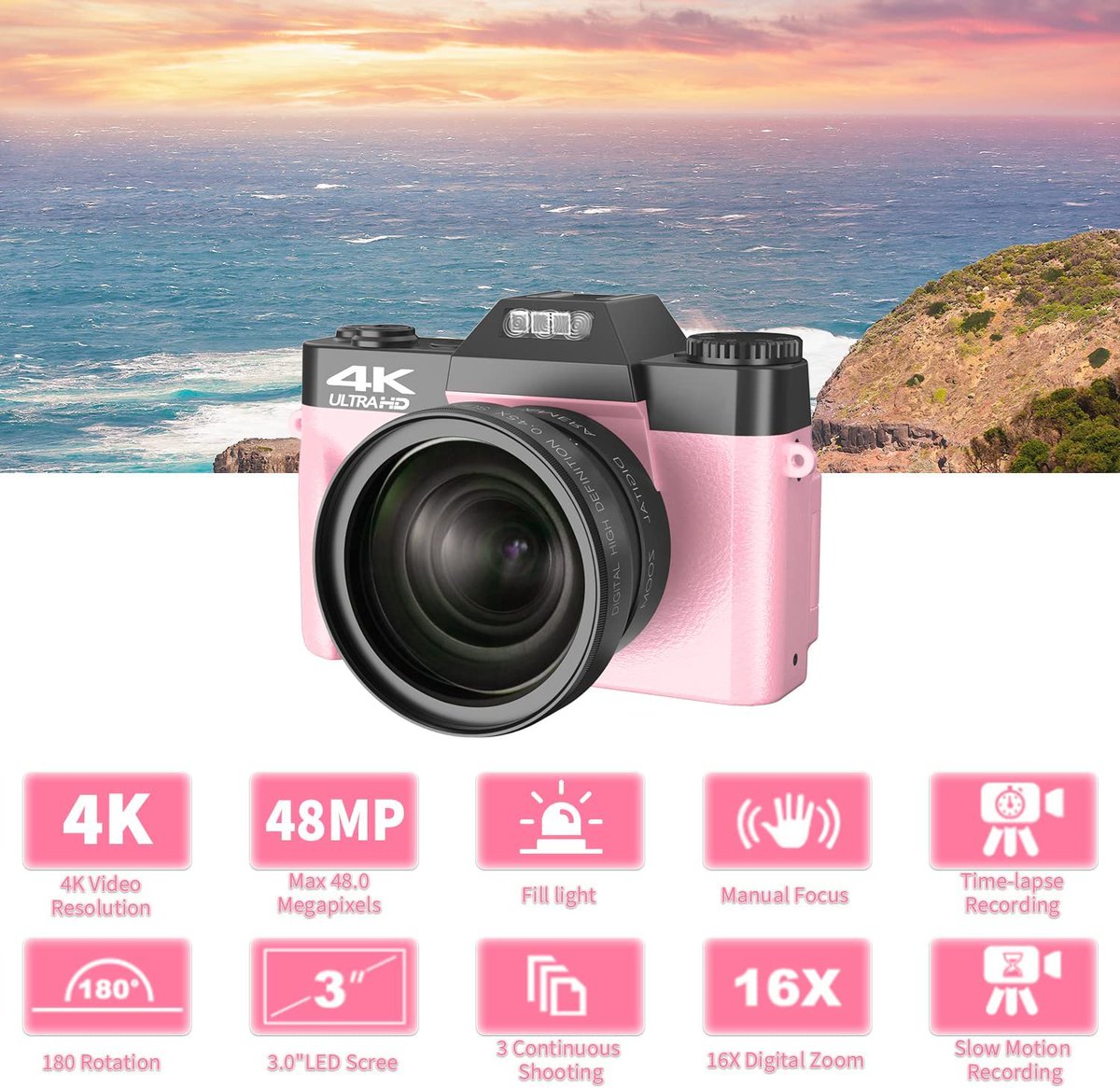 Qianzhi00931065's tweet photo. #DigitalCameras for Photography, 4K 48MP Vlogging Camera 16X Digital
$89.99

Country:US
Amazon
Recruitment Method
Follow /RT/ comment /DMa
Interested DM
#Amazon 
#Amazonreviewer 
#Diffusionhope 
#Freegoods #gift 
#commentator https://t.co/dRu8JXHbrz