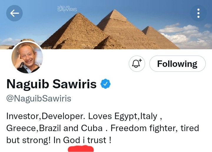 Waleed_H9's tweet photo. @NaguibSawiris هوا ليه In God i trust 
ال "i" مش كابيتال؟ https://t.co/ZNOf5pgHNS