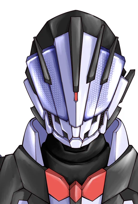 ピアノモチーフオリジナル仮面ライダー、背中を黙々と考える。あとちゃっかり額にシグナル追加しました。 