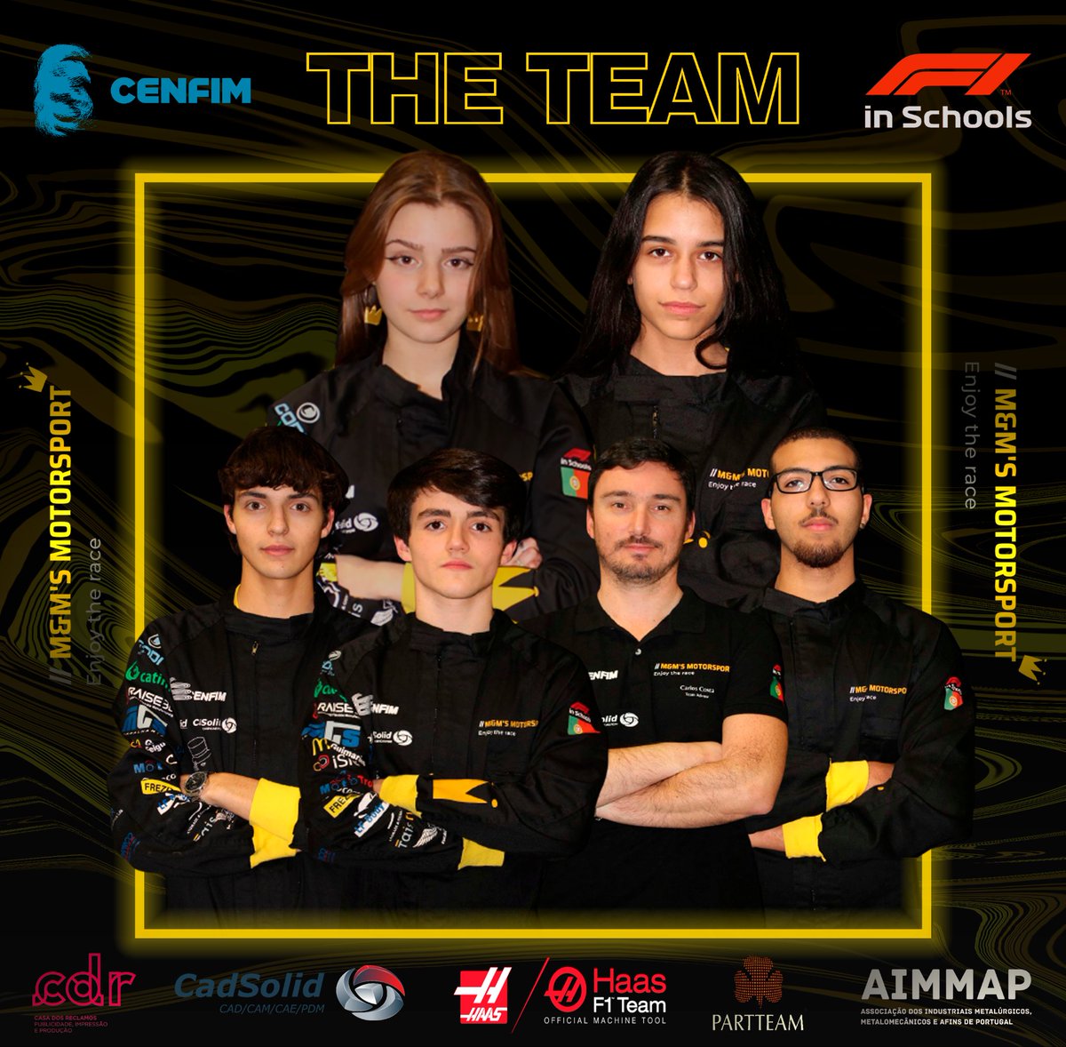 MMs_Motorsport's tweet photo. 🇬🇧Finally we present the team again! We remain united this year with more drive and dedication.
#F1inSchools #F1inSchools #cenfim #f1 #formula1 #f1inschools #penseindustria #team #cenfimtrofa #fy #fyp #catim https://t.co/olddCQpL2C