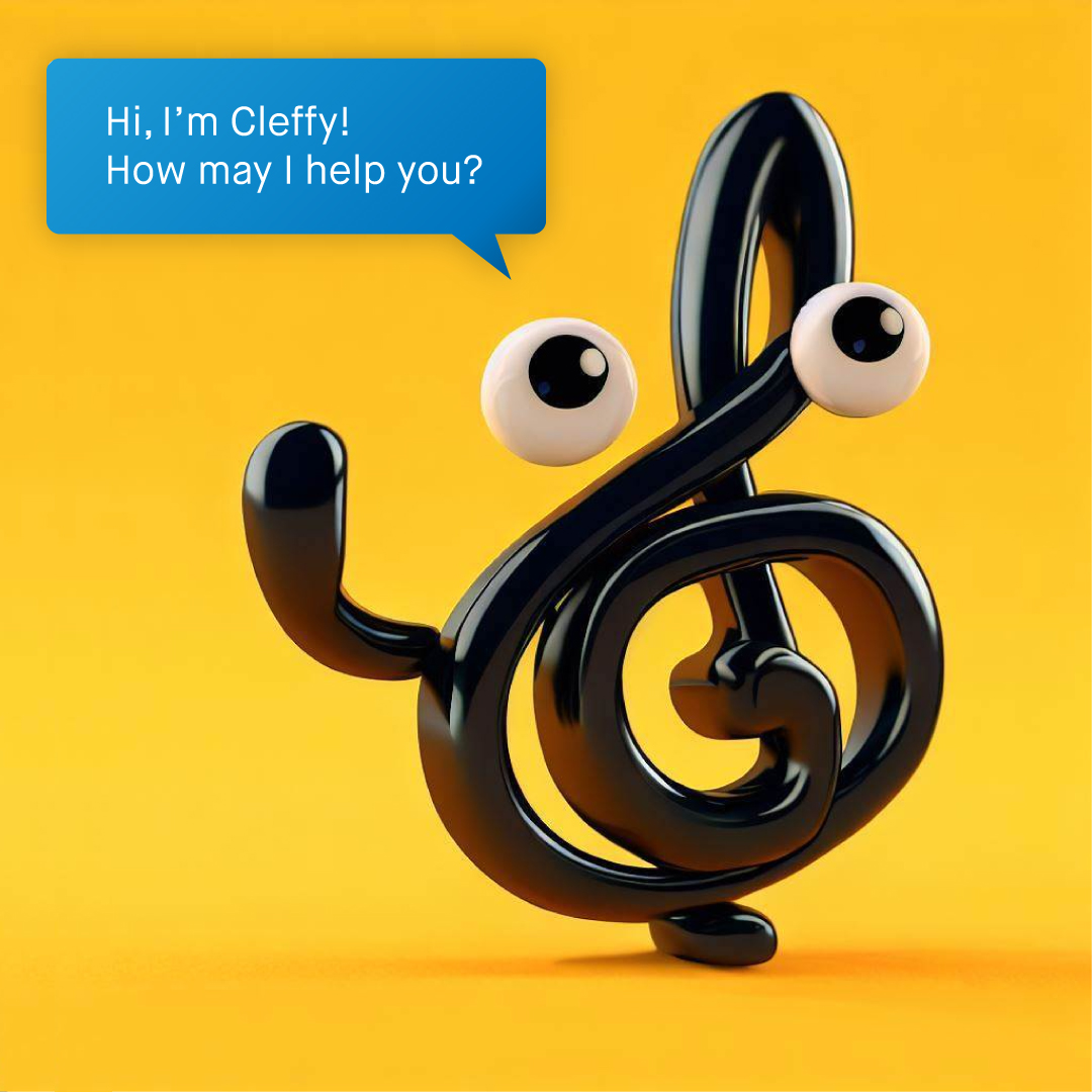 UMSpresents's tweet photo. The future is here! Meet Cleffy, our new AI-powered chatbot designed to help answer all your questions about UMS.

Discover everything Cleffy can do → https://t.co/rRxhOoi3yE https://t.co/MODP7cUSdb