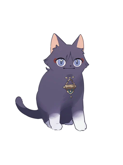 例の猫#原神にゃん 