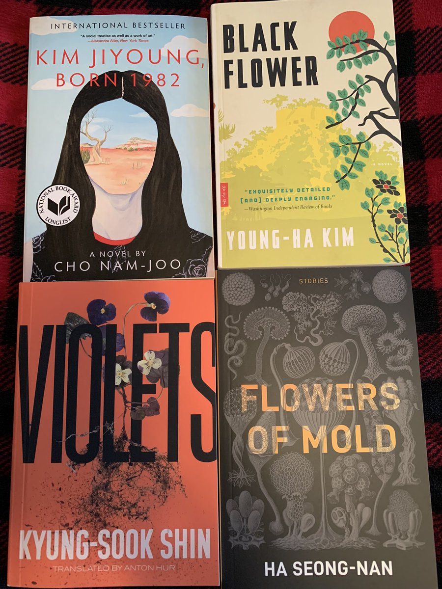 To coincide with the publication of WHALE and GREEK LESSONS, I will be focusing on South Korean literature this month. Besides Han Kang, all these authors are new to me. @koreanlitnow @LiverightPub @MarinerBooks @FeministPress @open_letter