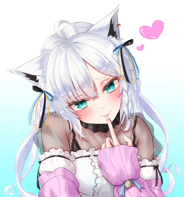 釈放はしてもらえなかったけど、可愛くて面白かったです#ホワイトブリニャン#絵フブキ 