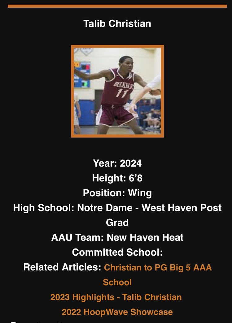 Talib Christian 

recruitthebronx.com/index.php/pros…