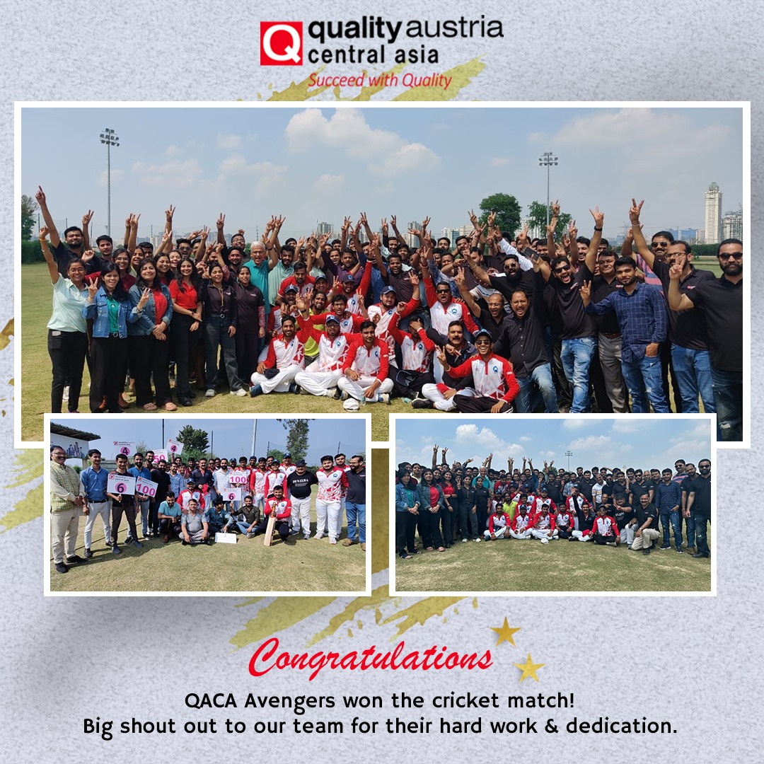 qacacompany's tweet photo. QACA Avengers won the cricket match!
Big shout out to our team for their hard work &amp; dedication.
Congratulations on the amazing victory!
.
.
.
#qaca #cricketmatch #winner #qacaavengers #QCIGUARDIANSXI #wowmatch❤️❤️  #amazingvictory✌️  #lovecricket🏏  #cricketfever🏏❤️ https://t.co/zi9Kbx1Hhj