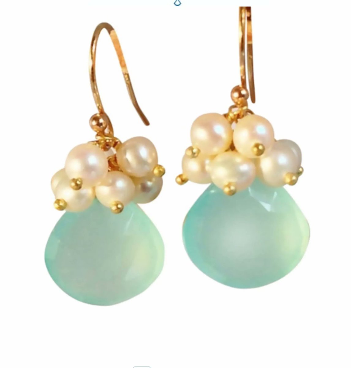 Classic Wedding Earrings! Order them now in silver or vermeil.