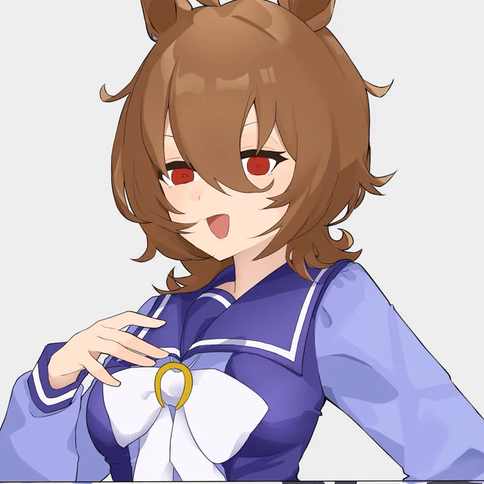 ハイライトがてっかてかで可愛いねタキオンちゃん 