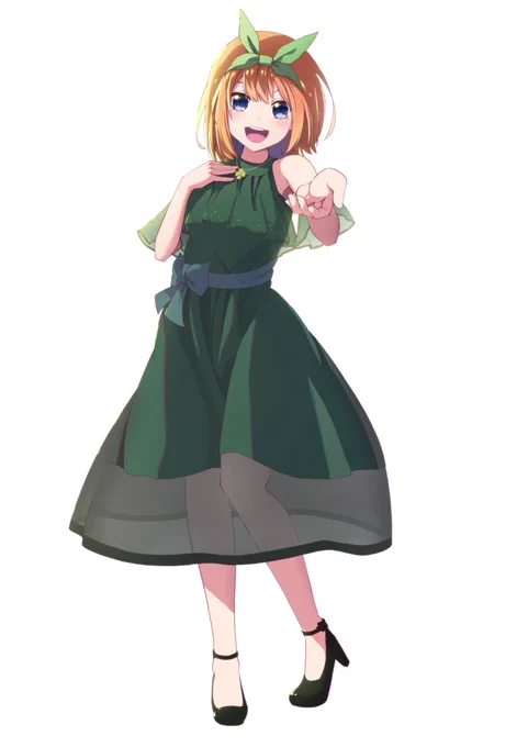 ゆうと様( )主催のフラワースタンドで、四葉ちゃんのイラストを描かせていただきました!現地には行けませんでしたが、こういう形でイベントに参加できて嬉しかったです! #五等分の花嫁SPECIALEVENT 